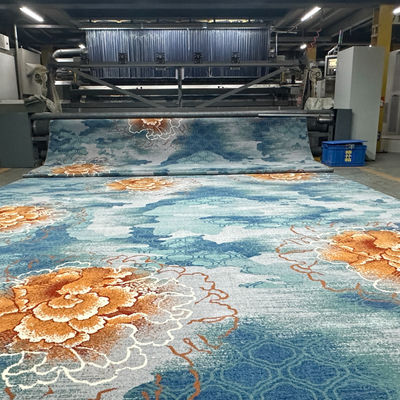 Umkehrbares geometrisches Muster 80% Wolle 20% Nylon-Broadloom-Maschine gemacht Axminster Teppich