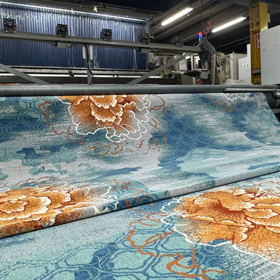 Umkehrbares geometrisches Muster 80% Wolle 20% Nylon-Broadloom-Maschine gemacht Axminster Teppich