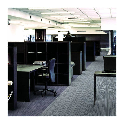 Loop Pile 50x50 Basis Stil Gewerbliche Büro Teppichfliesen mit modularer PVC-Rücklage