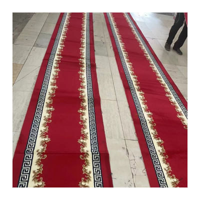Maßgeschneiderte Farbe Moschee Wand zu Wand Teppich aus 80% Wolle und 20% Nylon für Moscheen