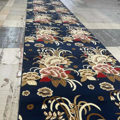 Maßgeschneiderte Farbe Moschee Wand zu Wand Teppich aus 80% Wolle und 20% Nylon für Moscheen