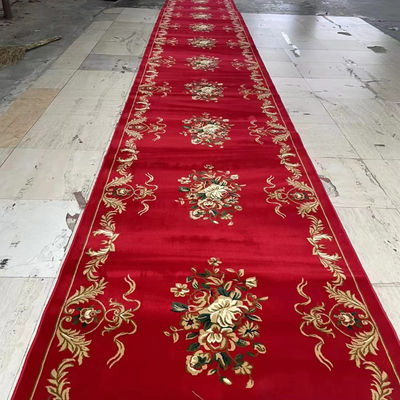 Maßgeschneiderte Farbe Moschee Wand zu Wand Teppich aus 80% Wolle und 20% Nylon für Moscheen