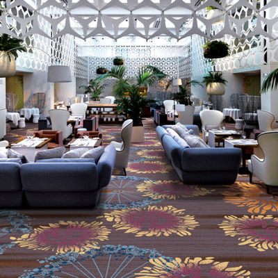 80% Wolle 20% Nylon Axminster Banketthalle Teppich für Hotellobby und Zimmerdekoration
