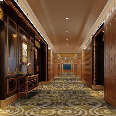 1200 g/m2 Fleece Gewicht Casino Wand zu Wand Ausstellung Teppich für Restaurantinterieur