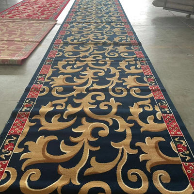 Gebet Moschee Stil Weicher Teppich Garne für Wand zu Wand Gebet Teppich Roll Muslim Design