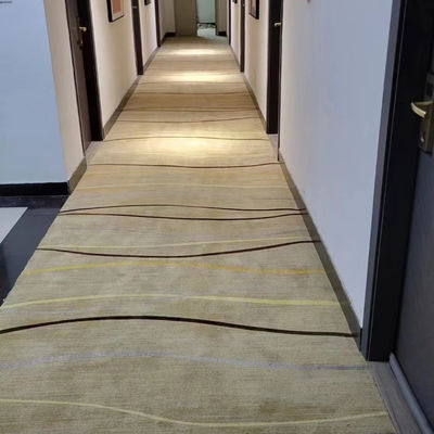 5 Sterne Hotel Flur Korridor Hochhaufen Luxus Axminster Druckteppich Wand zu Wand