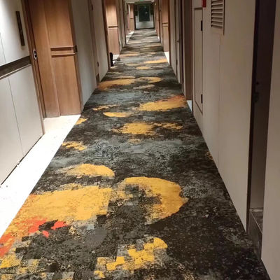 5 Sterne Hotel Flur Korridor Hochhaufen Luxus Axminster Druckteppich Wand zu Wand
