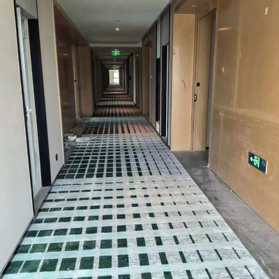 5 Sterne Hotel Flur Korridor Hochhaufen Luxus Axminster Druckteppich Wand zu Wand
