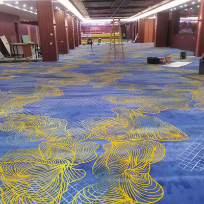 Hotel Lobby Korridor Axminster Wolle Hotelzimmer Teppich 80% Wolle feuerfeste nicht rutschfeste