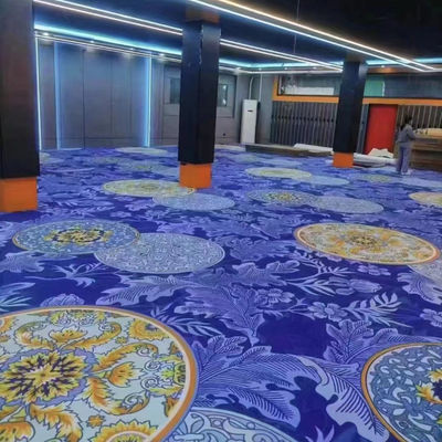Hotel Lobby Korridor Axminster Wolle Hotelzimmer Teppich 80% Wolle feuerfeste nicht rutschfeste