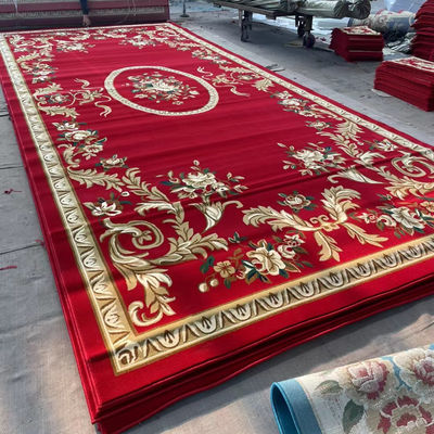 Weiches Teppichgarn für Gebetszimmer Moschee Stil Gewerbliche Wand zu Wand Teppich Roll