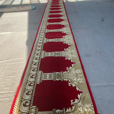 Mittlerer Stapel Moslemische Moschee Puzzle Gebet Teppich für benutzerdefinierte Moschee Gebetsbereich Design
