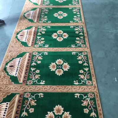 80% Wolle und 20% Nylon Masjid Gebet Teppich für benutzerdefinierte muslimische Moschee Design