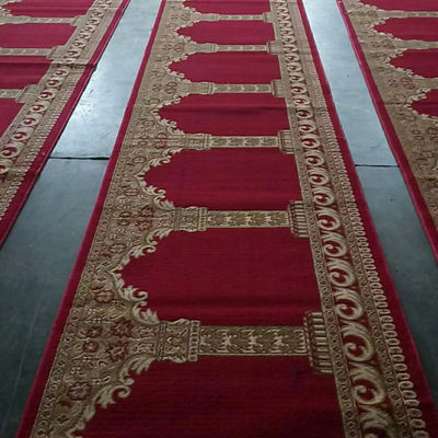 80% Wolle und 20% Nylon Masjid Gebet Teppich für benutzerdefinierte muslimische Moschee Design