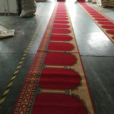 80% Wolle und 20% Nylon Masjid Gebet Teppich für benutzerdefinierte muslimische Moschee Design
