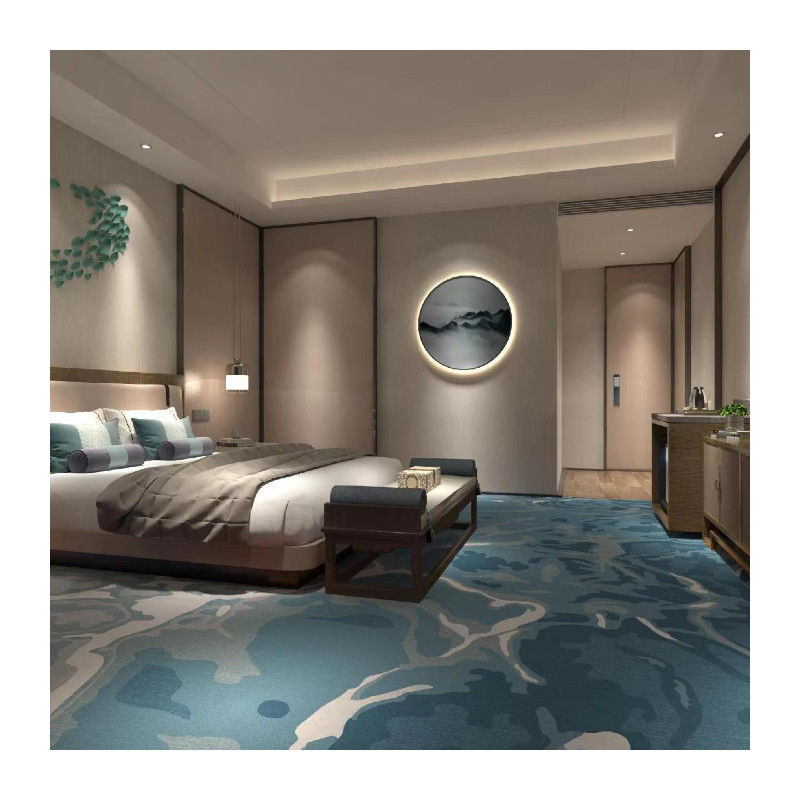 Custom 5 Star Hotel Lobby Wand zu Wand Teppich für Bankett Flur Flur Bodenbelag