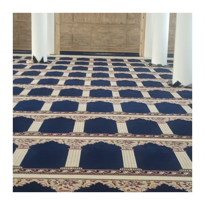 Wand zu Wand Moschee Gebet Teppich Rollen im Rechteck Stil für das muslimische Gebet