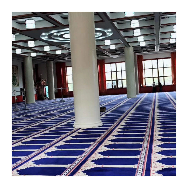 Maschinenfertigung Moschee Teppich Custom Teppiche Gebetsmatte Muslimischer Teppich mit 5 Farboptionen