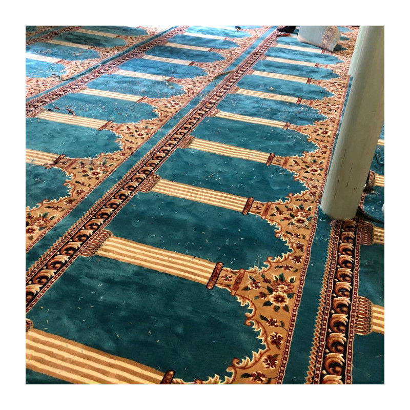 Maßgeschneiderter Farbteppich in traditionellem Design für die Masjid Dekoration