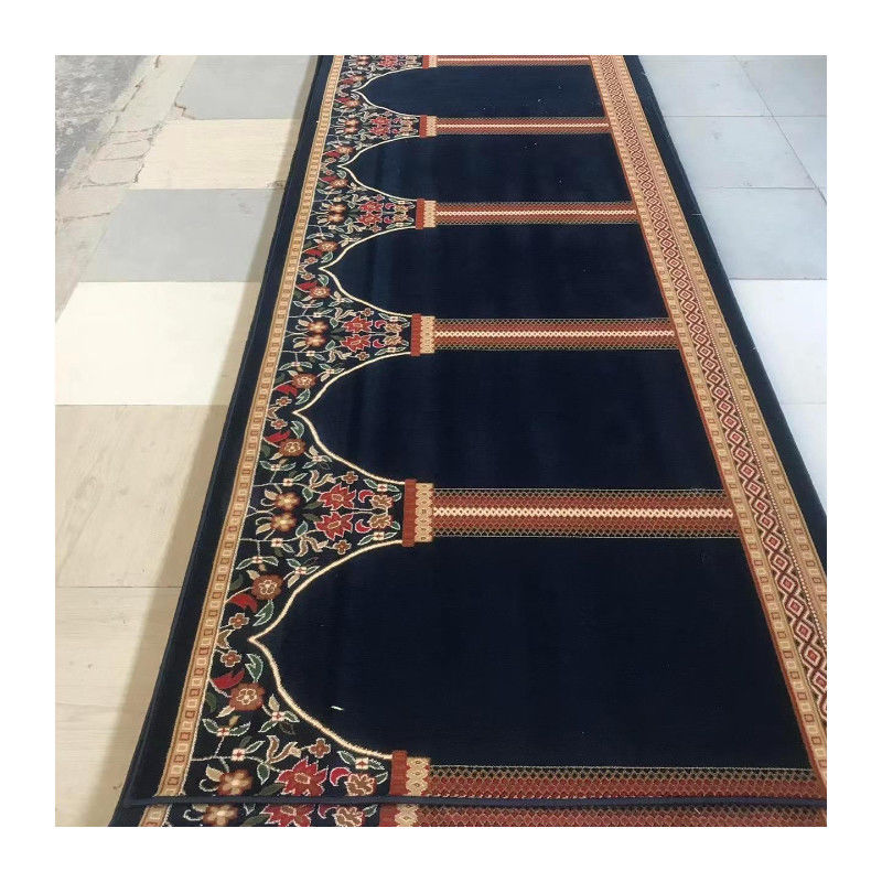 100% Polypropylen Moschee Teppich Roll für Wand zu Wand Gebet in Moschee Dekoration