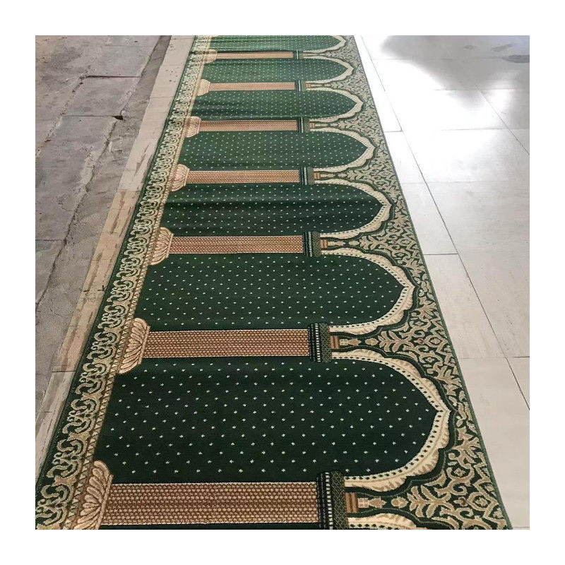 Rechteck Axminster kundenspezifische Muster 4*25 Rollen kundenspezifische Teppiche für Moschee Gebet Teppich