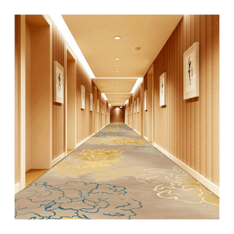 25*4M oder Support Custom Größen Nylon Hotel Fußboden Teppich Rot Rechteck Modernes Design