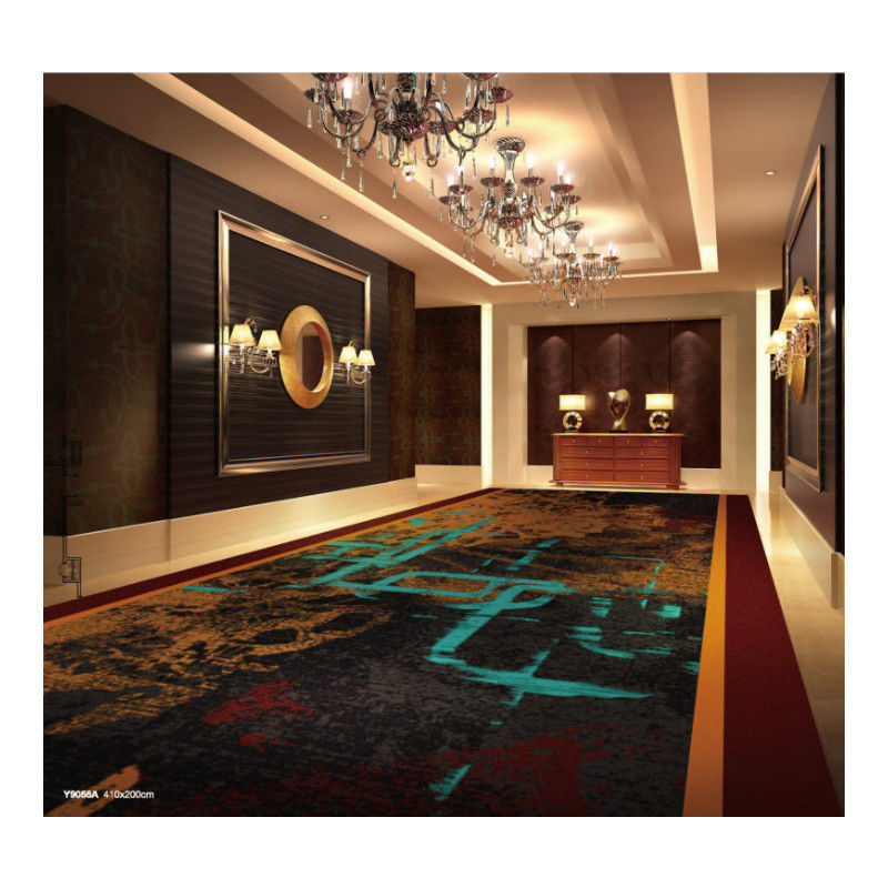 Rechteck Axminster Teppich Luxus Hotel Fußboden Druck kundenspezifisches Design Hotelzimmer Teppich für 5 Sterne