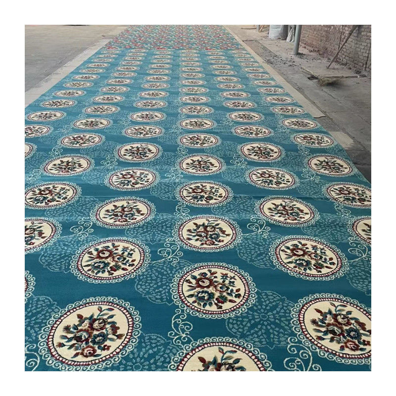 Gebet Moschee Stil Weicher Teppich Garne für Wand zu Wand Gebet Teppich Roll Muslim Design