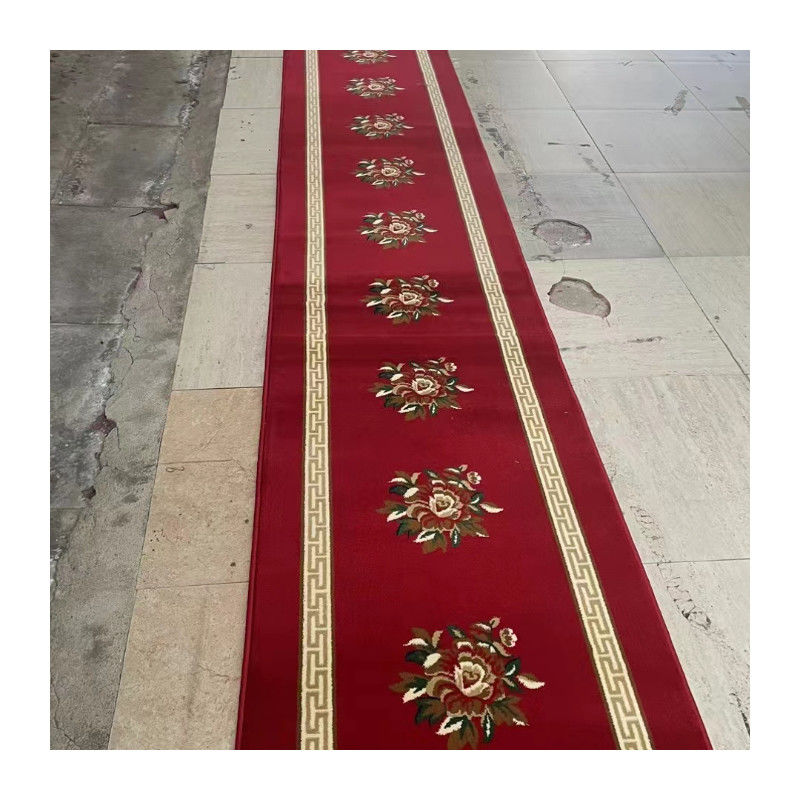 Weiches Teppichgarn für Gebetszimmer Moschee Stil Gewerbliche Wand zu Wand Teppich Roll